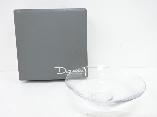 ボヘミアハンドメイドカットガラス 灰皿とトレーセット ボヘミア